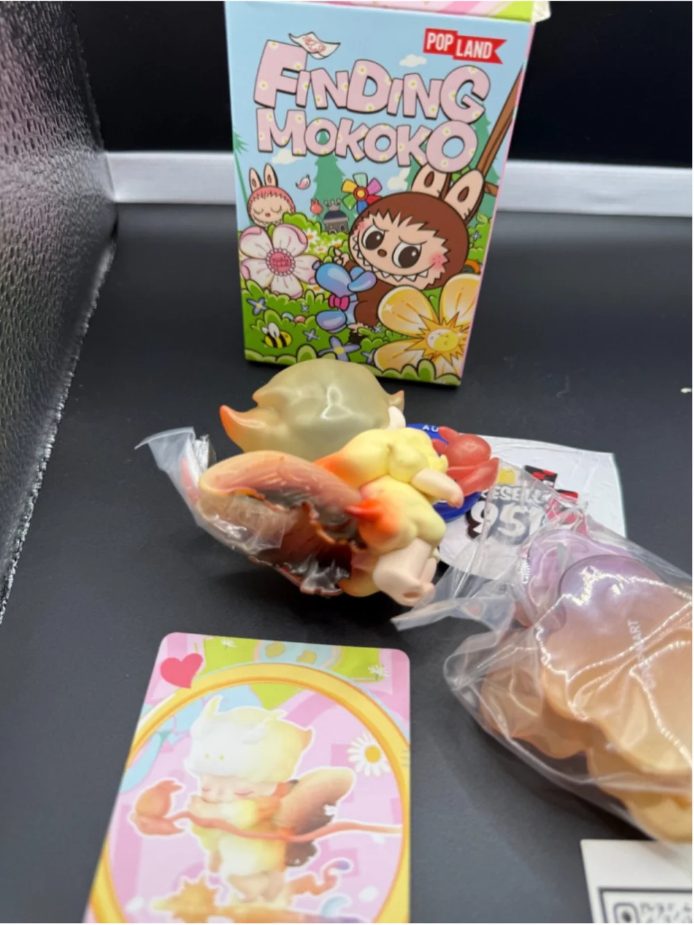 Labubu Pop Mart Finding Mokoko Follow The Light Designer Collectible Figure